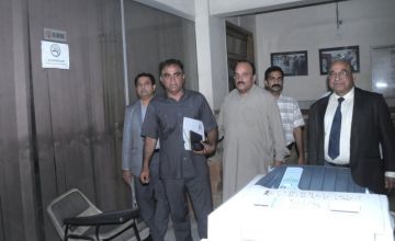 chairmanship of Mr. Riaz Hussain Qureshi, Dy. Director (QA), HEC and Mr. Shafique Abbas Juyia, Asstt. Director (R & AA) Policy dealing officer/Focal Person of HEC conducted the monitoring visit  